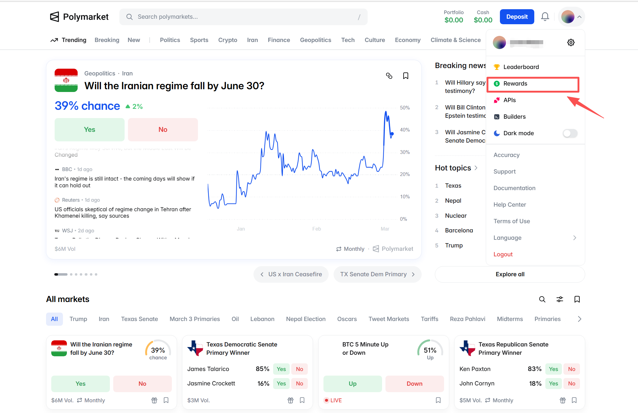 Polymarket Daily Rewards